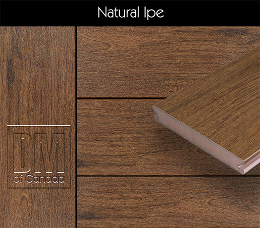 Eva-LAST, Natural IPE deck board colour examples