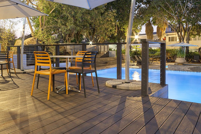 Pioneer bamboo pvc Decking