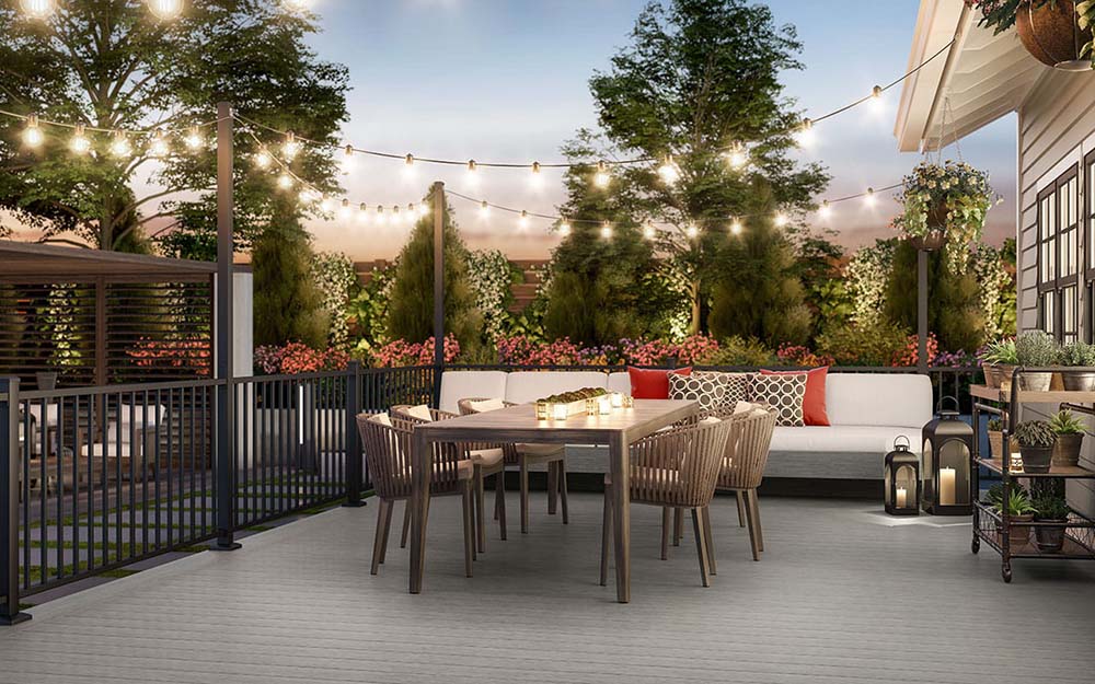 Deckorators, Vista Collection deck made from Silverwood boards