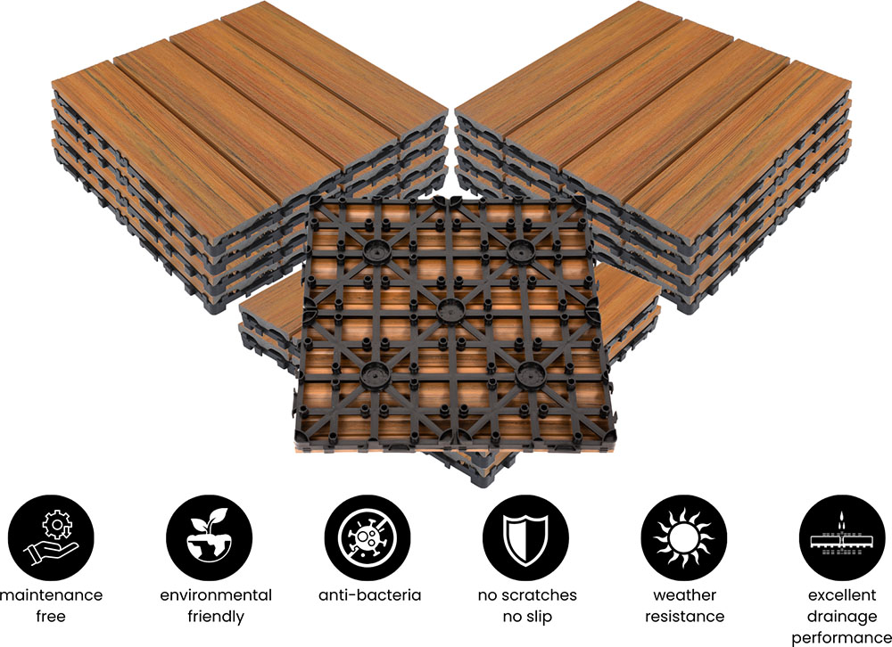 many tiles stacked with one upside down