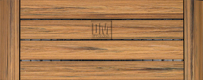 Timber deck board example, 12x24 with edge steps