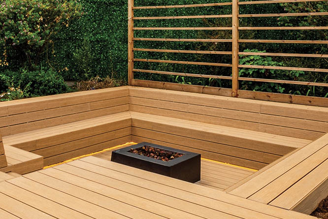 Eva-Last capped bamboo pvc Decking