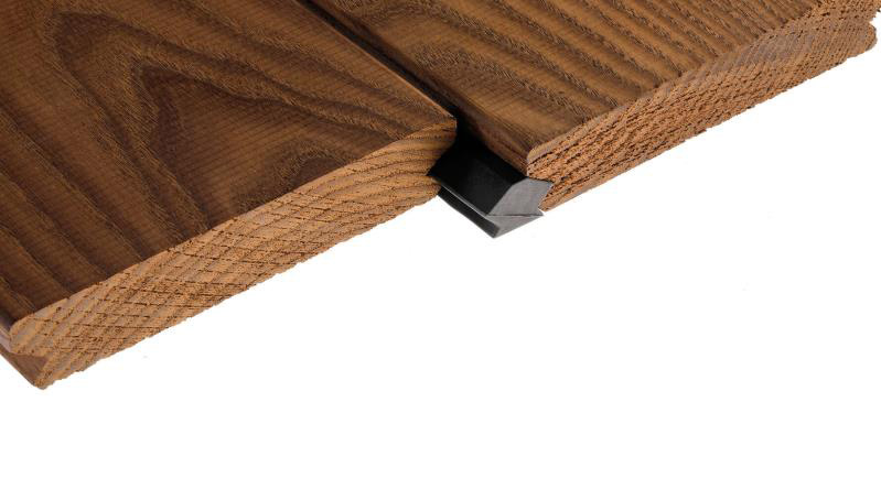 Thermally modified ash deck boards