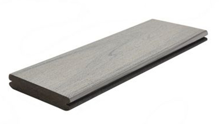 1-in grooved edge deck board profile, Trex Transcend Lineage