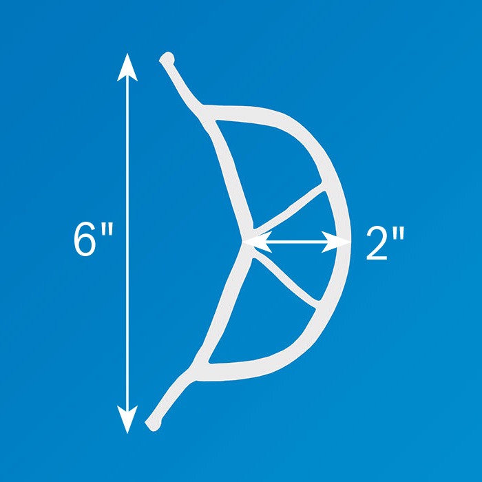 Premium PVC piling bumper diagram