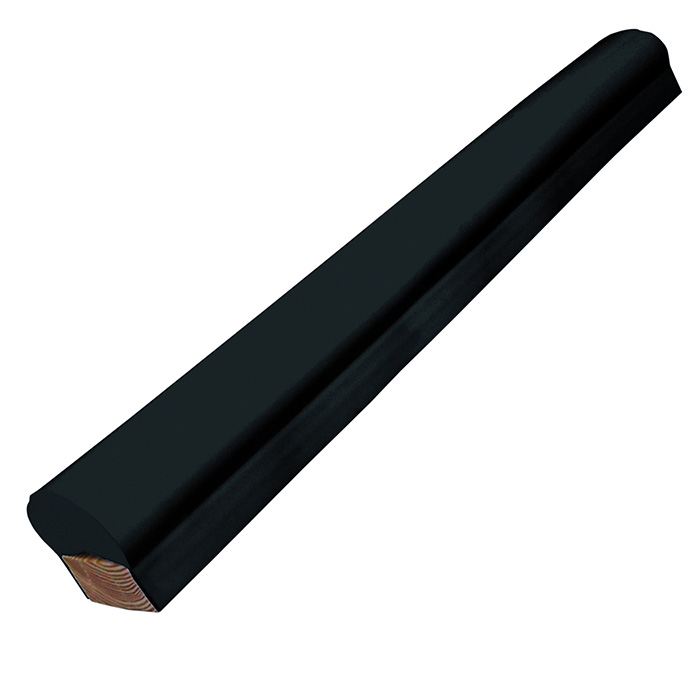 Premium PVC piling post bumper in black