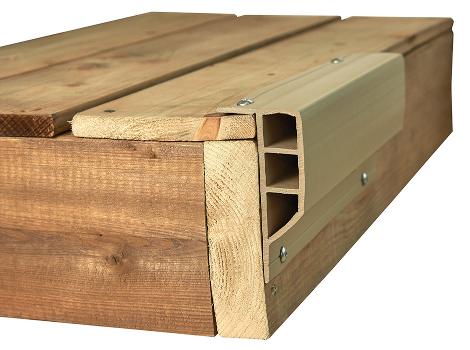 Standard PVC Profiles - Full face beige bumper