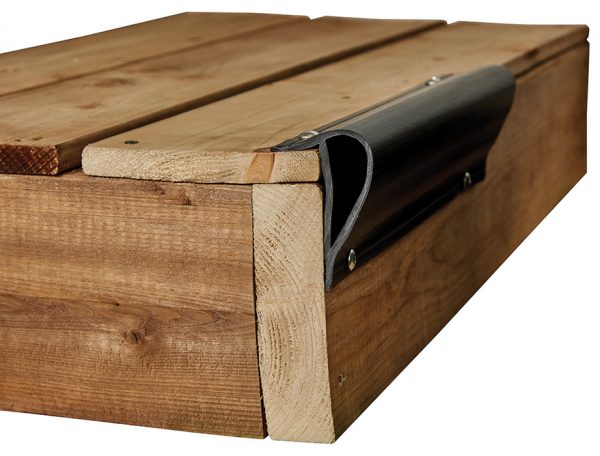 Standard PVC Profiles - Slant P black bumper