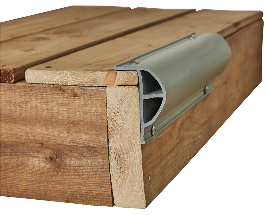 Heavy P PVC commercial Profiles grey bumper