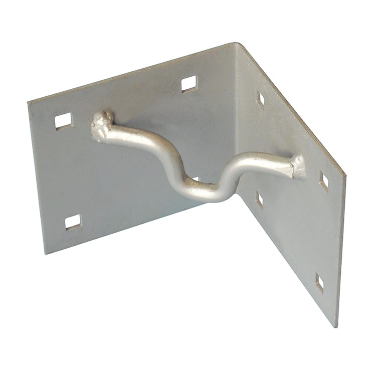 Corner Plate w/Anchor Tie Down Bar, Galvanized (DE91116F)