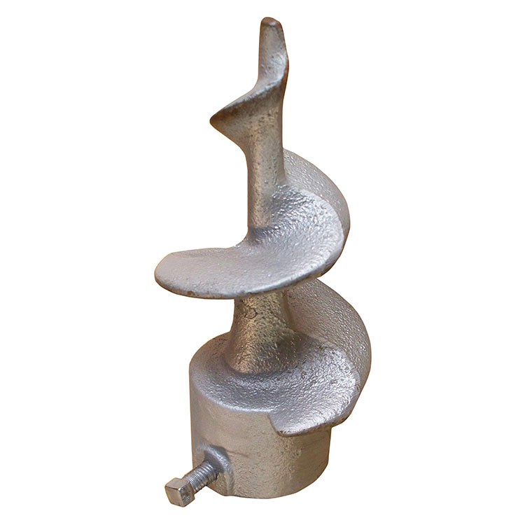 Auger,Leg Pipe,Female,Fits up to 2 inch OD Pipe, Galvanized (DE94200F)
