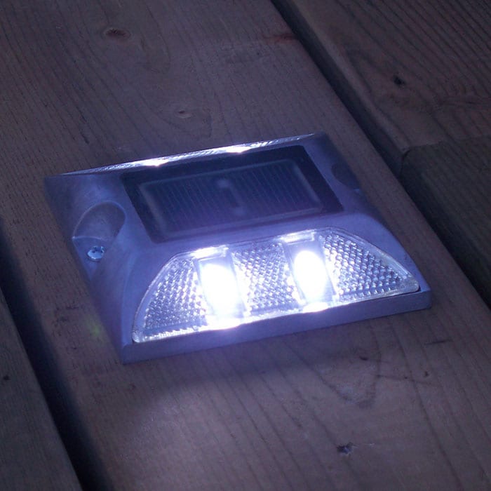 DockLite Solar Dock & Deck Light Aluminum (DE96263F)