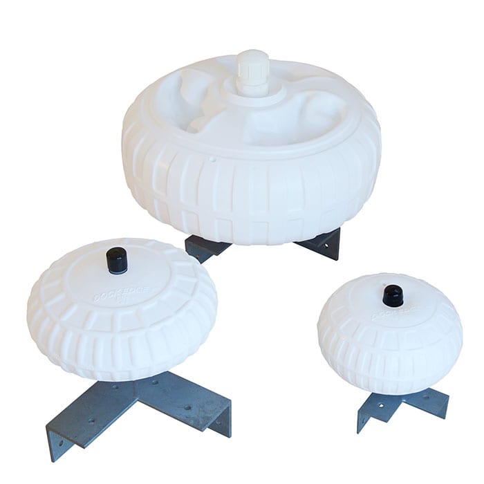 inflatable White Dock Wheels by Dock Edge