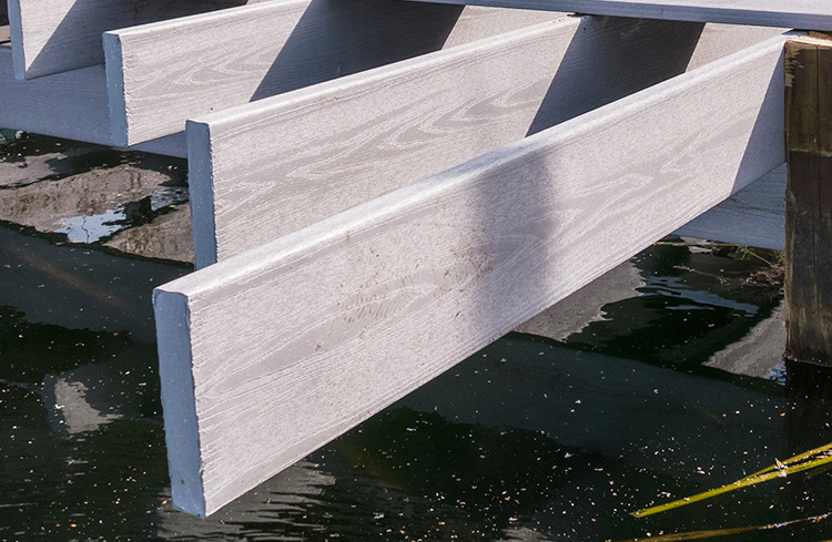 example of deck wood framing