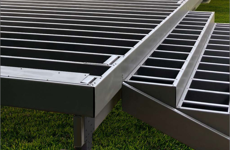 New Castle Steel Framing deck example