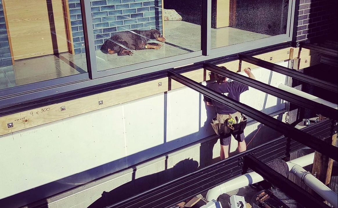 elevated deck framing installation