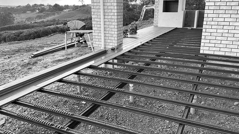 example showing framing wide span