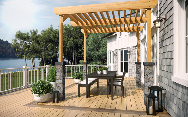 Deckorators Arc Aluminum Baluster railing