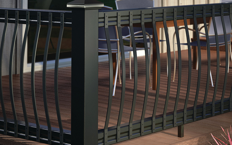 Deckorators Arc Aluminum Baluster railing