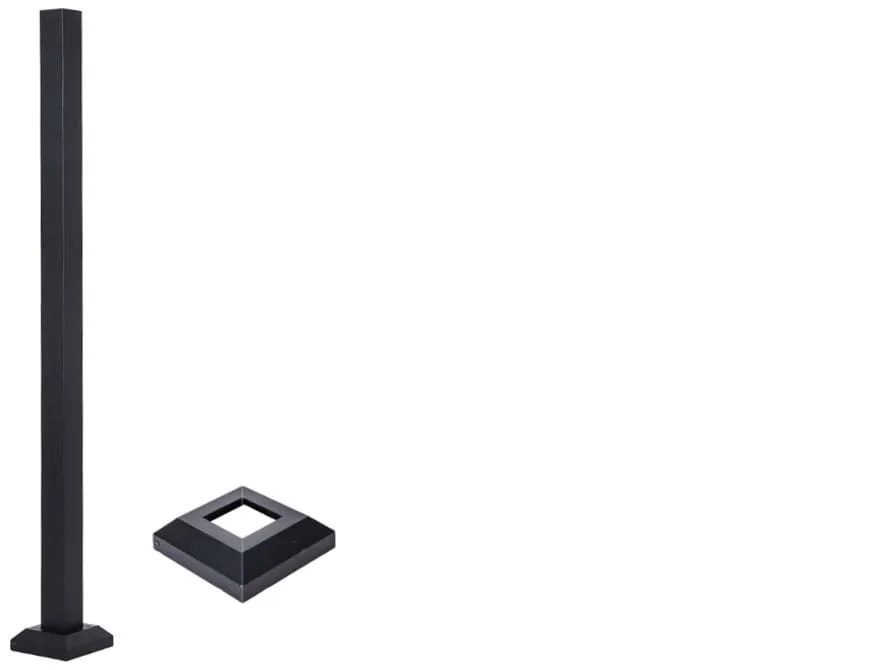 2 inch Aluminum post blank with base cover