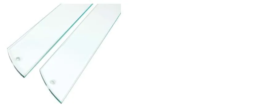 pre-slotted glass baluster top and bottom rails