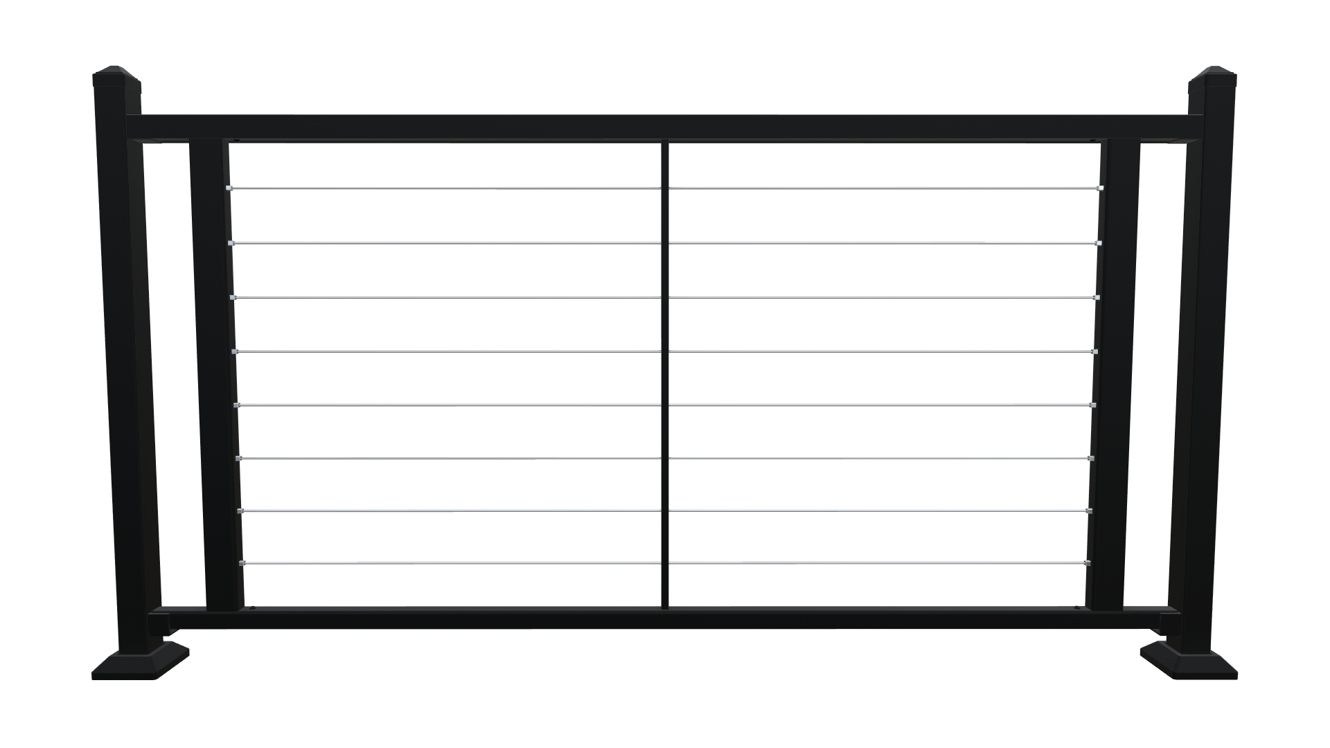 horizontal cable rail infill