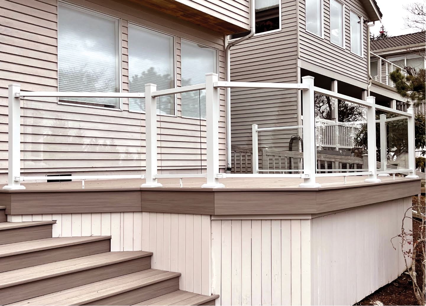 Fortress Glass infill railing