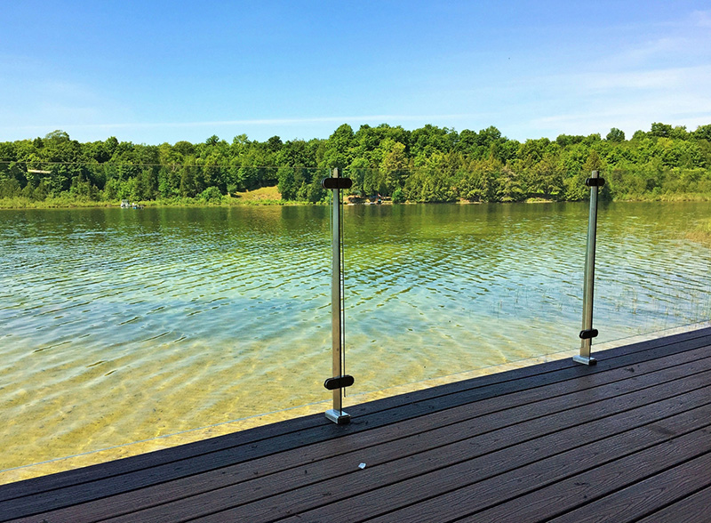 Invisirail no top glass rail