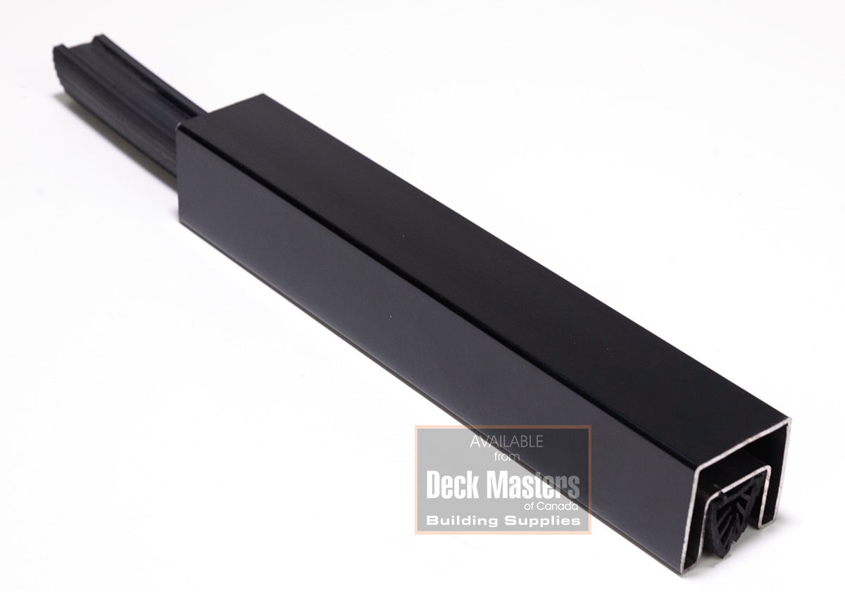 square narrow top rail with inner shim