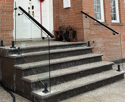 detail of a installed siderail