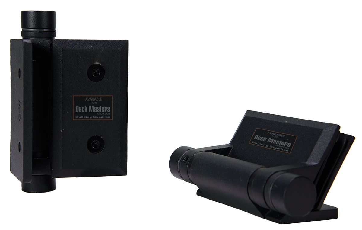 Lock for glass railing panels installed