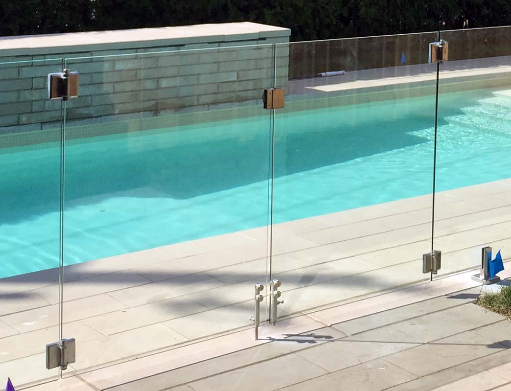 glass gate panel example