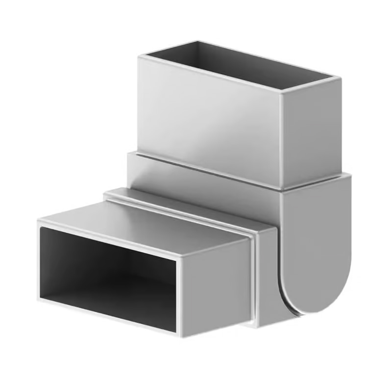 handrail connector adjustable 90° Vertical