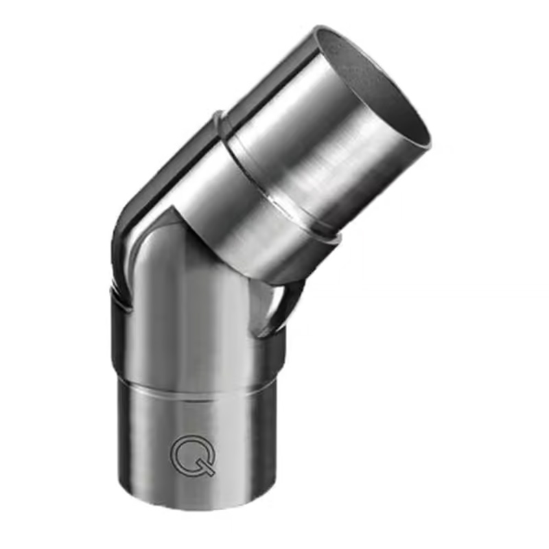round handrail adjustable 90 degree connector