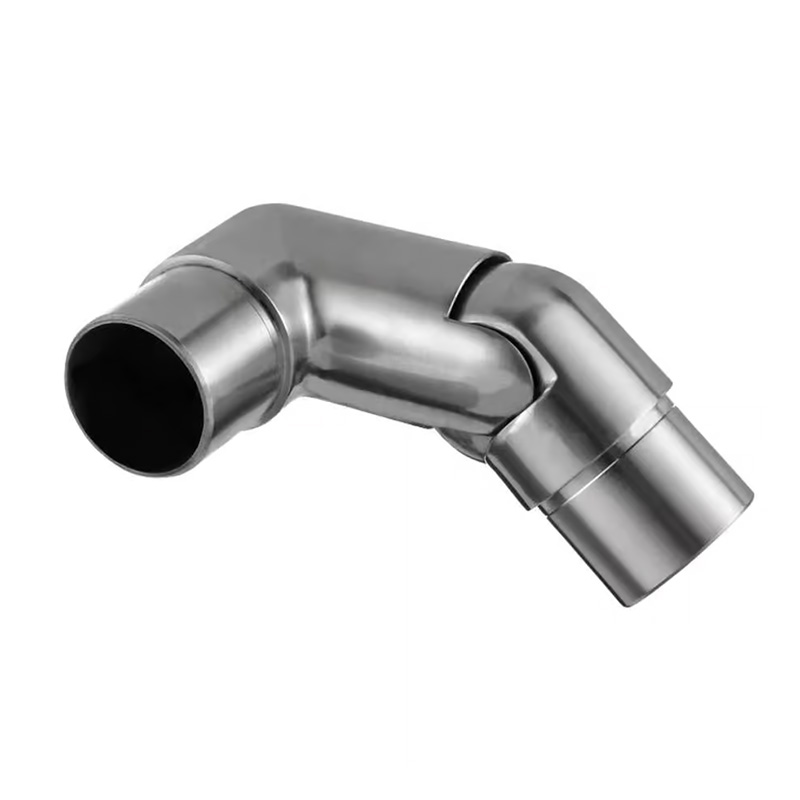 handrail connector adjustable flush angle left