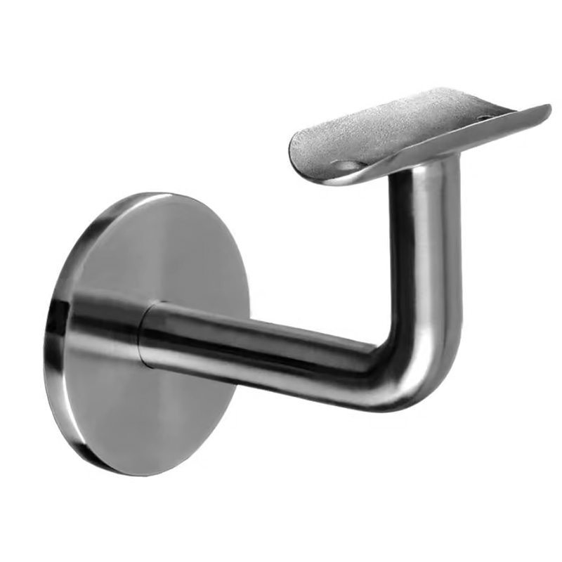 wall mounted side rail with curved saddle