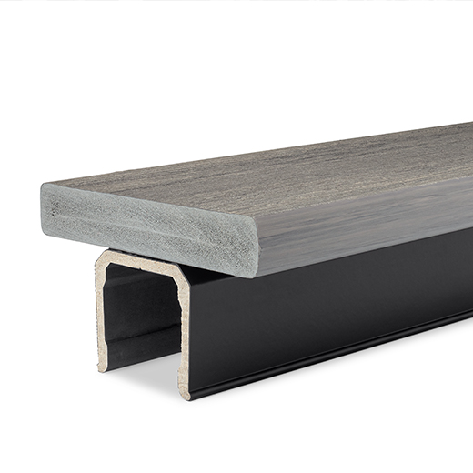 section of drink rail