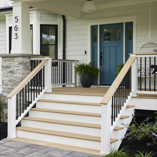 stair railing, drink rail