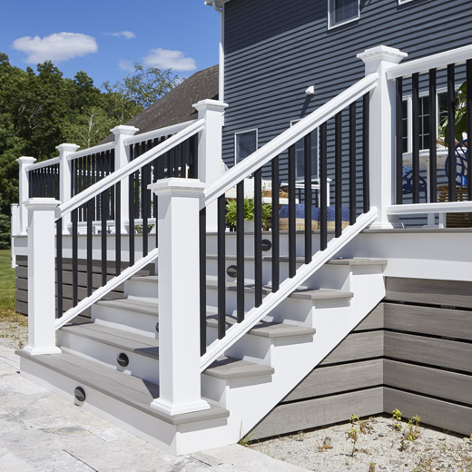 railing infill black balusters