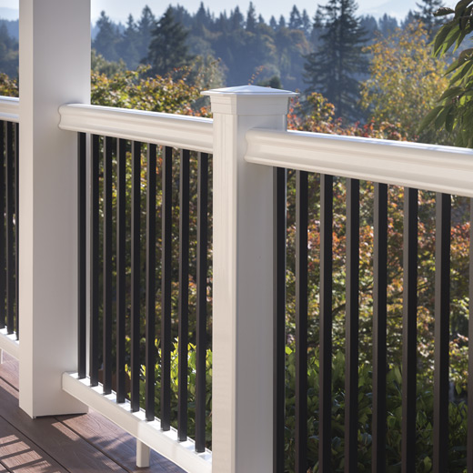 railing infill black balusters