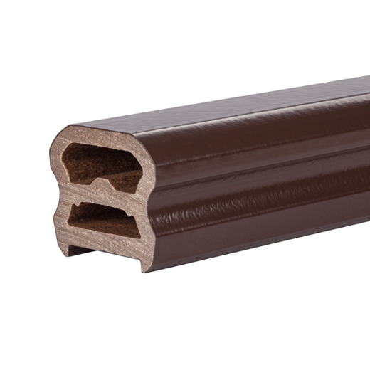 section of composite top rail