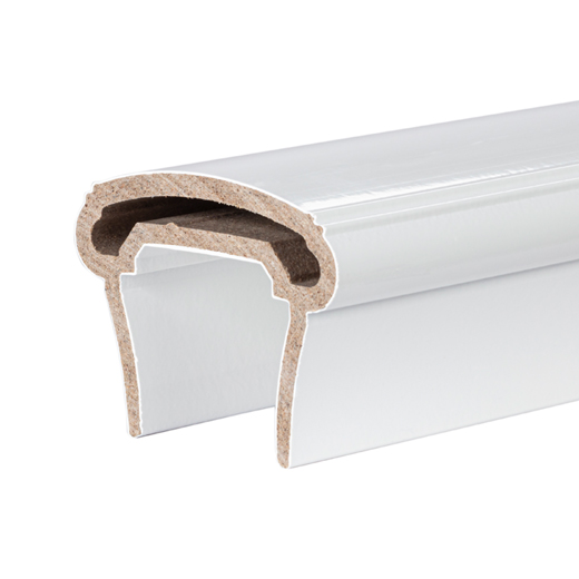 detail of trademark style rail