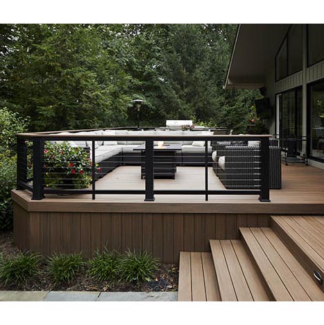 cable infill for modern railing