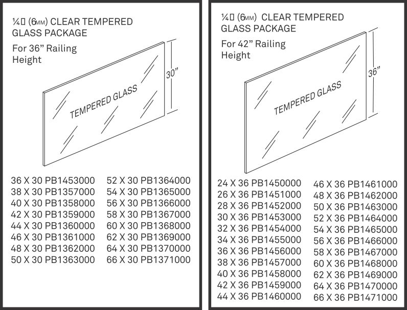 Aluminum Framed Glass Railing System