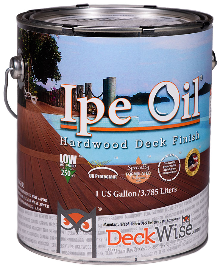 IPE oil for Hardwood deck finishing