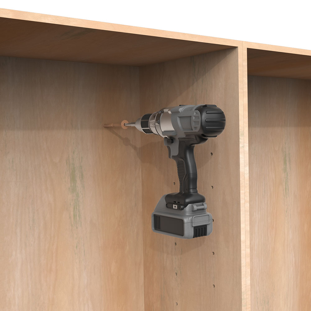 framing a cabinet with camo screws