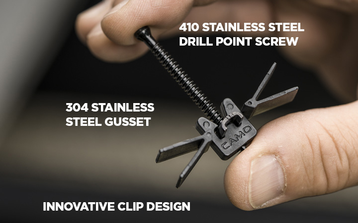 detail of edgexmetal clip