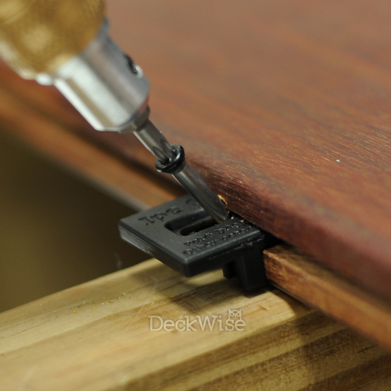 Deckwise screw in use