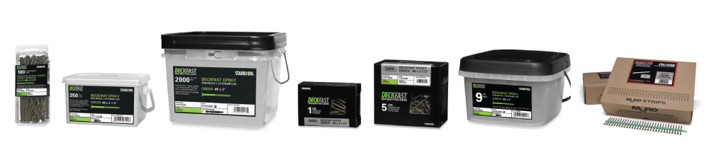 Epoxy screws, Sizes and Packaging