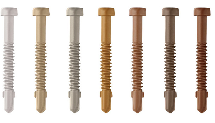 Deckfast metal screw colours